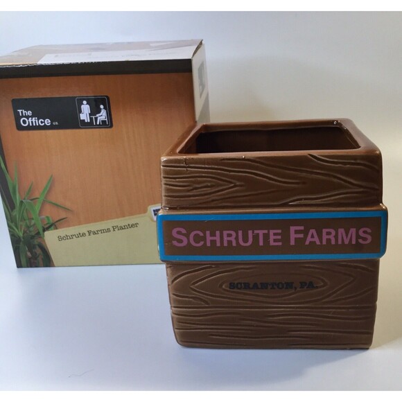 Universal Other - The Office Schrute Farms Scranton PA Ceramic Planter Culturefly Exclusive Dwight